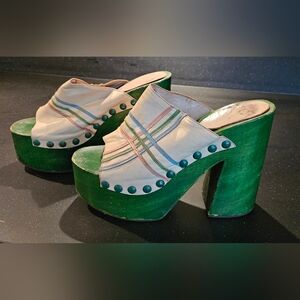 Wooden 6" Platform Slip-on